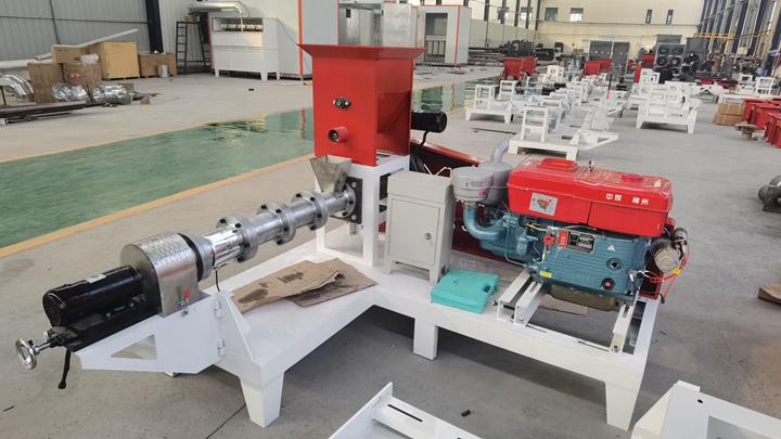 twin screw fish feed extruder fish food extruder machine